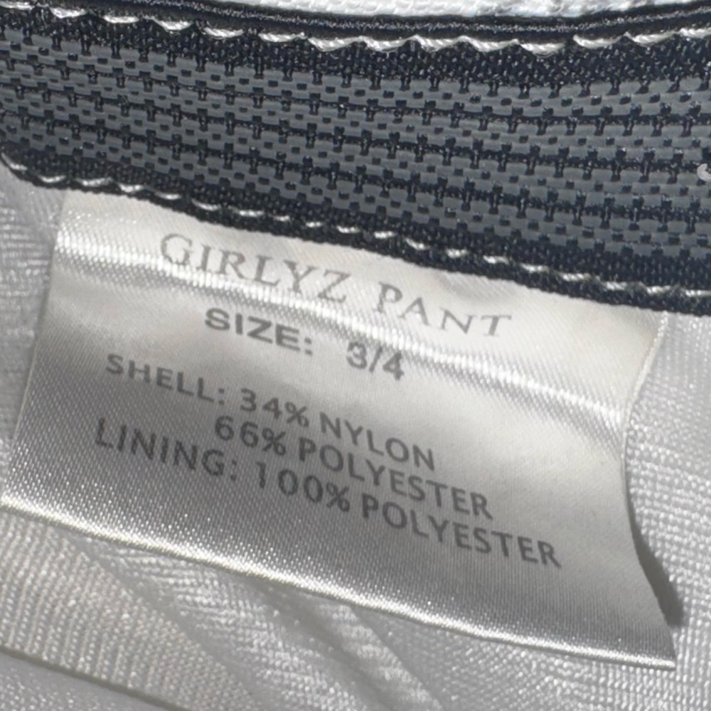 Black and White Girlyz Clothing CO. Riding Pants